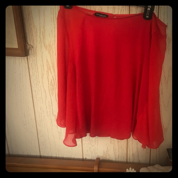 Bebe Red Top - Picture 3 of 4